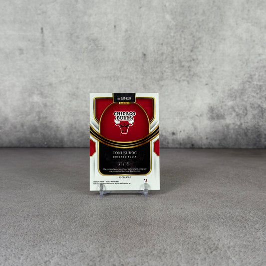 Tarjeta Panini Select Toni Kukoc firmado por Toni Kukoc