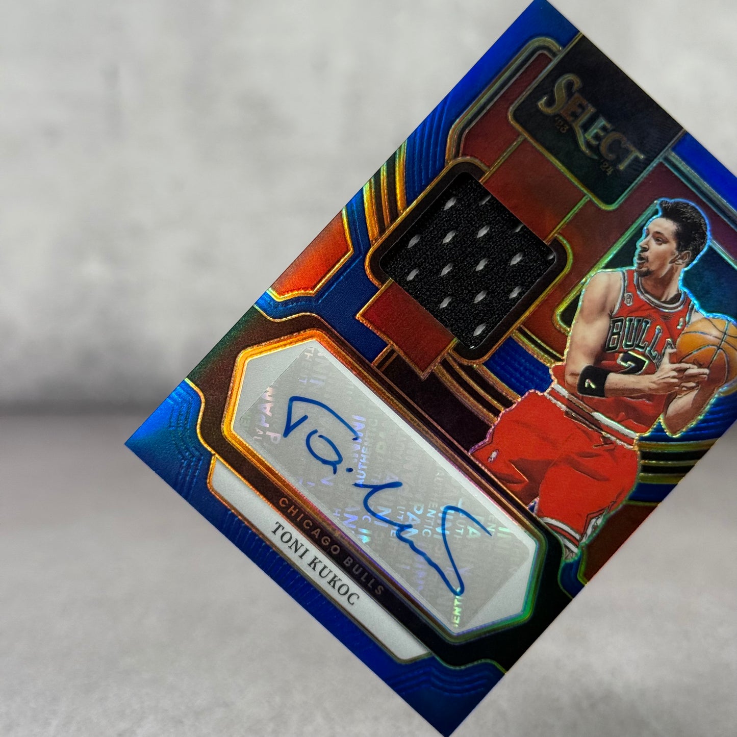 Tarjeta Panini Select Toni Kukoc firmado por Toni Kukoc