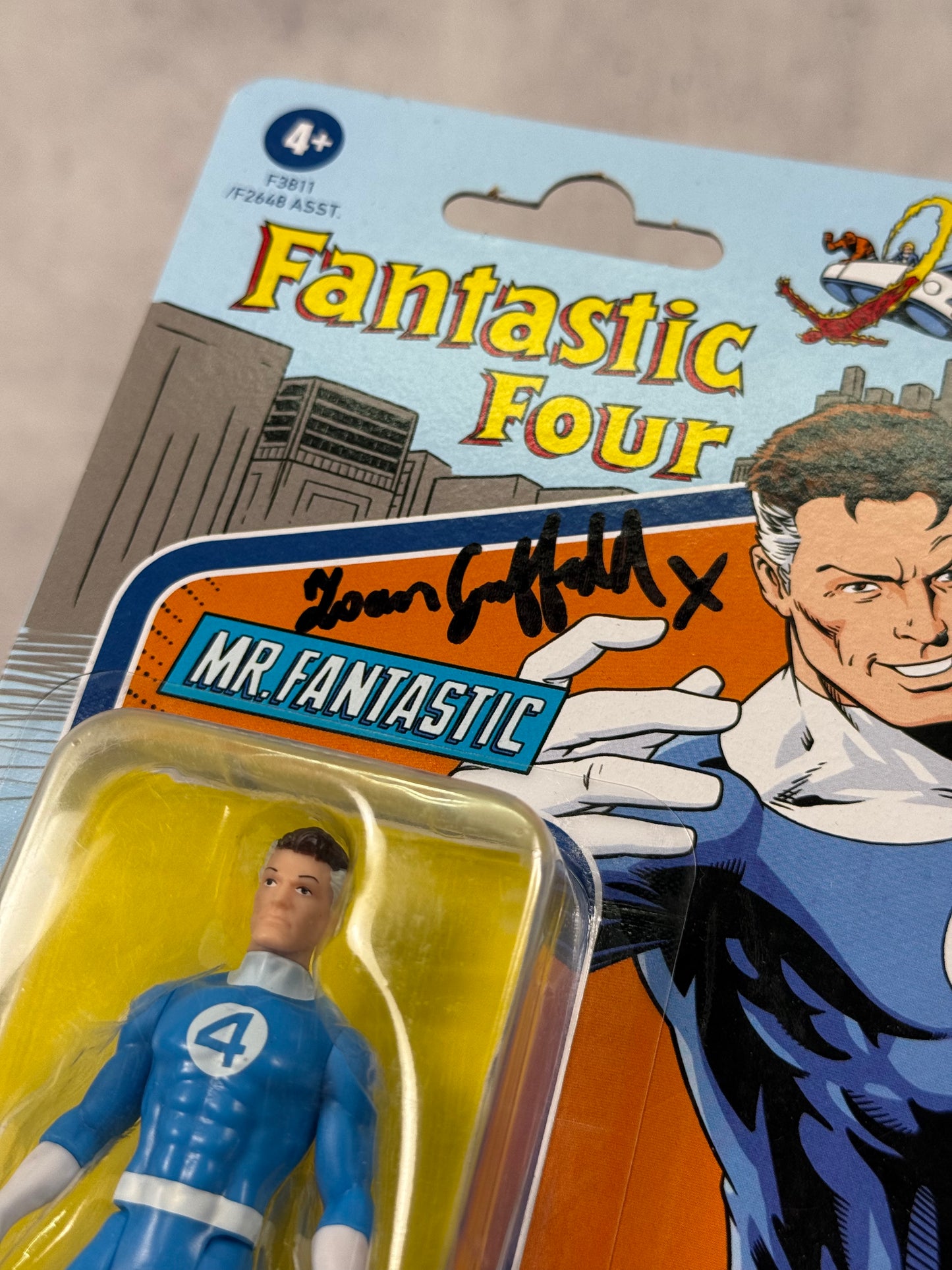 Figura Mr Fantastic Kenner firmada por Ioan Gruffudd (JSA)