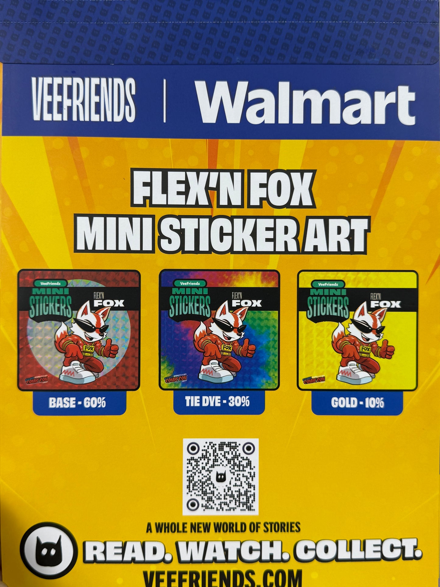 Mystery bag Veefriends Comic + stickers exclusiva de NYCC 2025 y Walmart