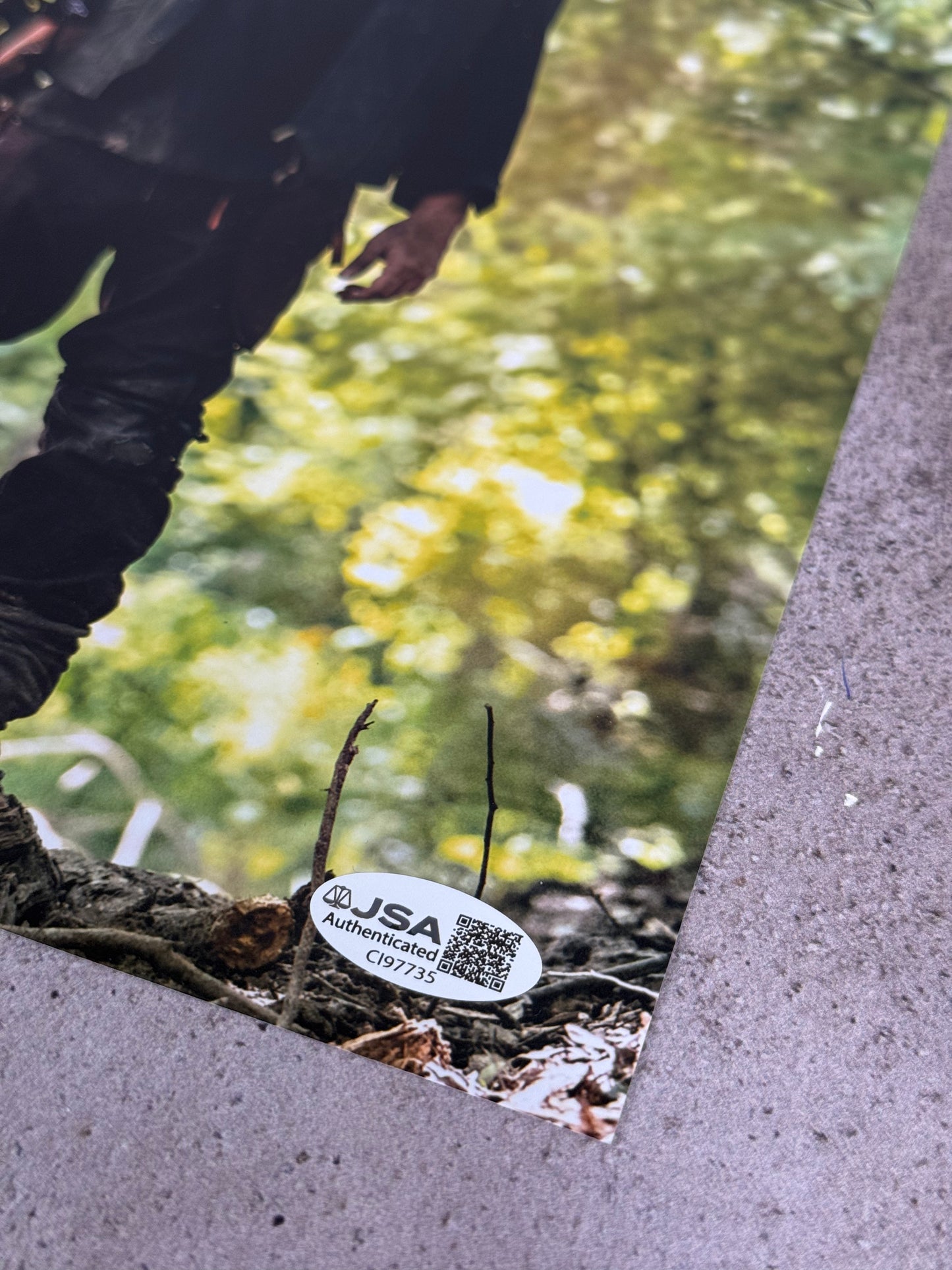 Foto Daryl Dixon firmada por Norman Reedus (JSA)