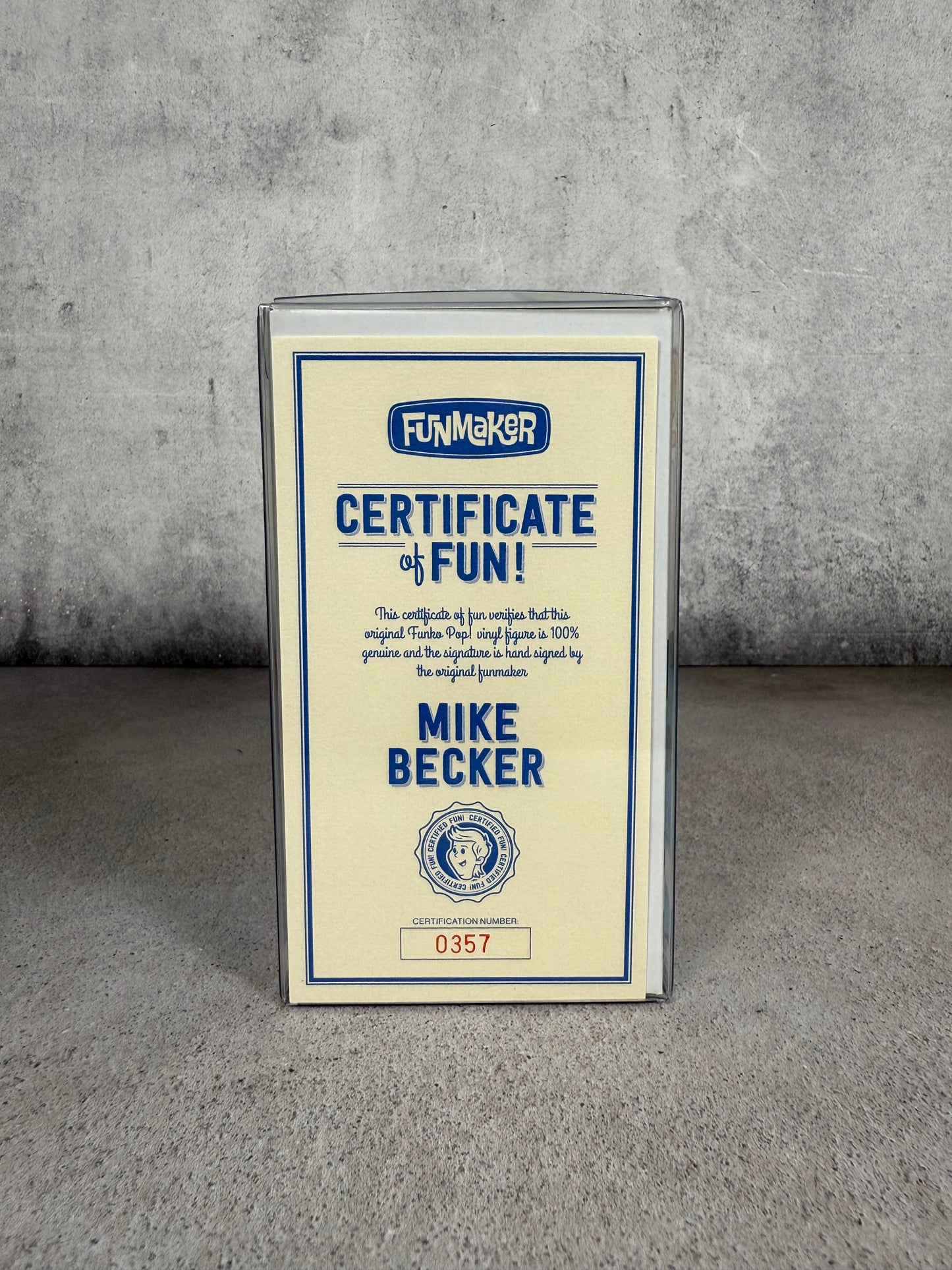 Funko Pop Vaporeon Firmado por Mike Becker (Fundador de Funko) • Pokémon