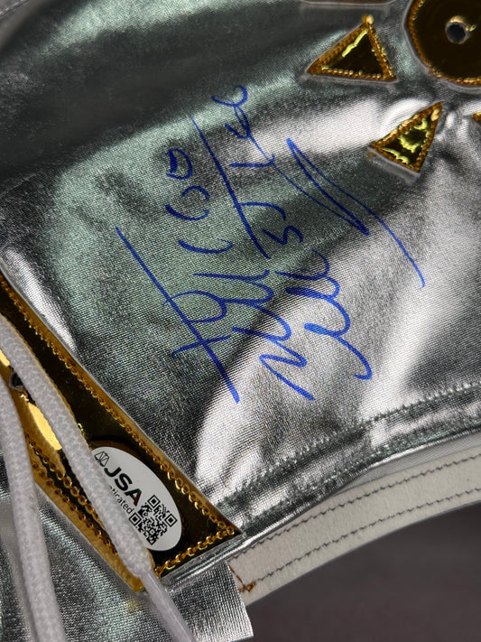 Máscara Místico firmada JSA