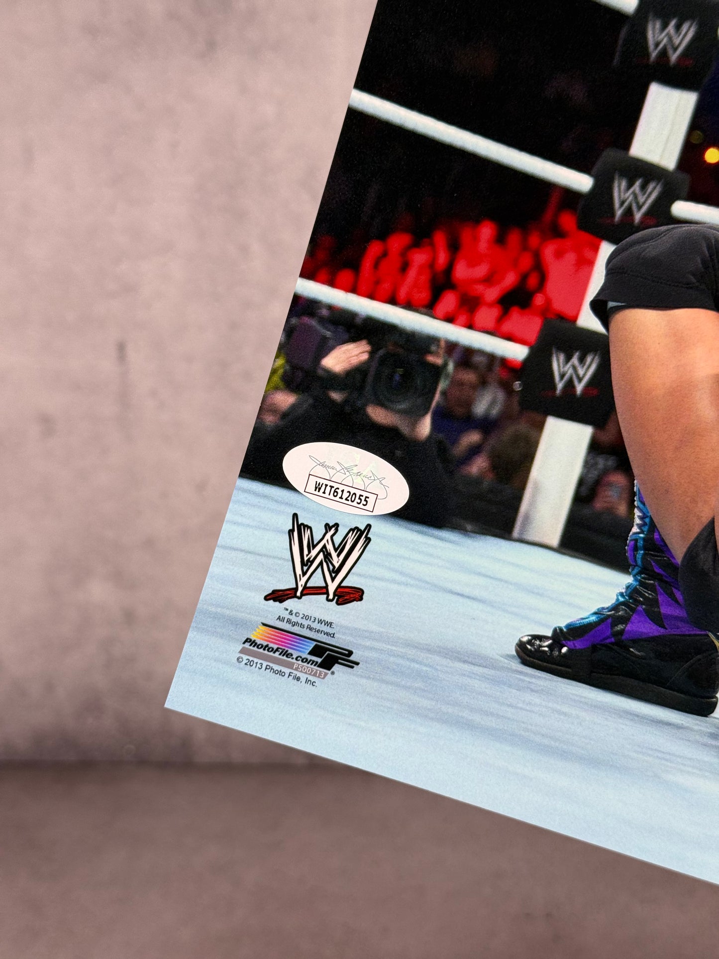 Foto firmada por Chris Jericho JSA