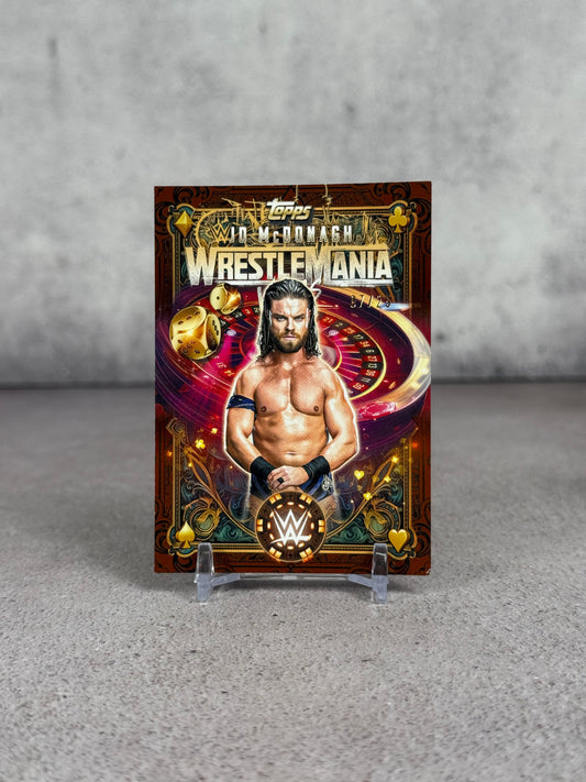 Tarjeta JD Mcdonagh WrestleMania 42 numerada /25