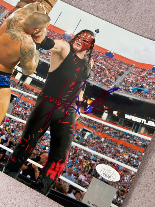 Foto firmada por Randy Orton y Kane JSA