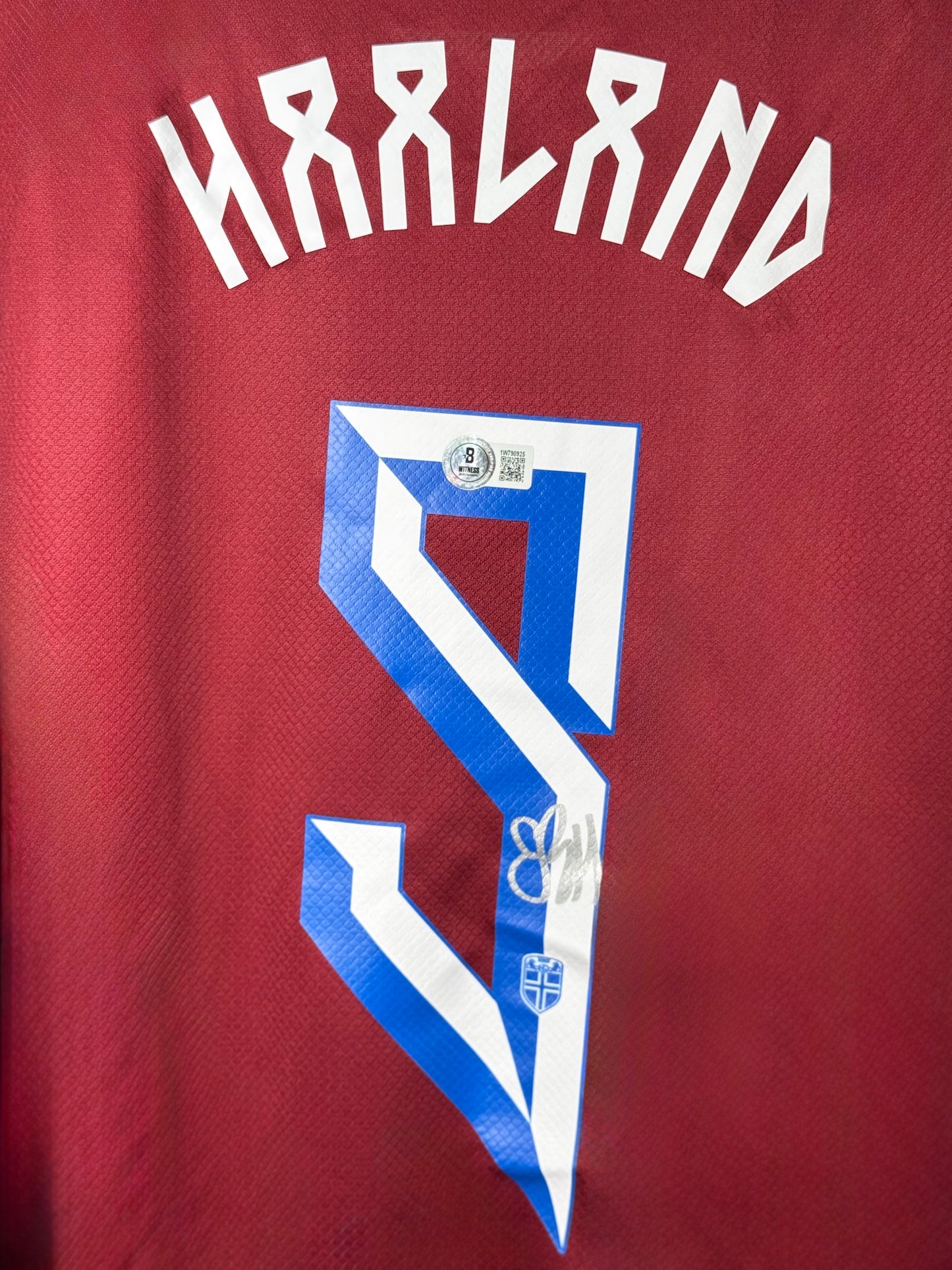 Jersey Noruega 2024/25 firmado por Haaland Beckett