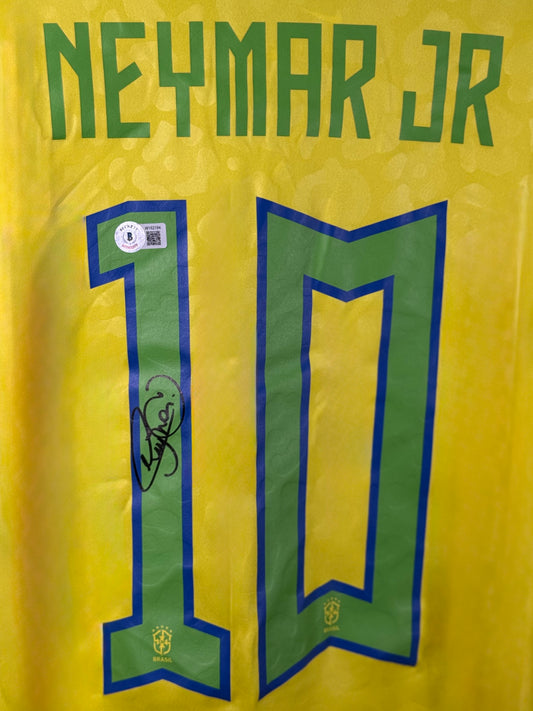Jersey Brasil 2022 firmado por Neymar Jr Beckett
