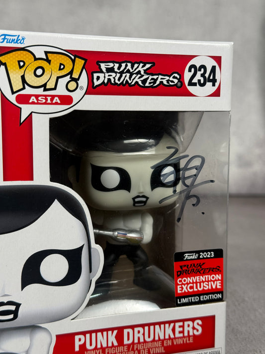 Funko Pop Punk Drunkers Convention Exclusive firmado por Oyakata (JSA LOA)