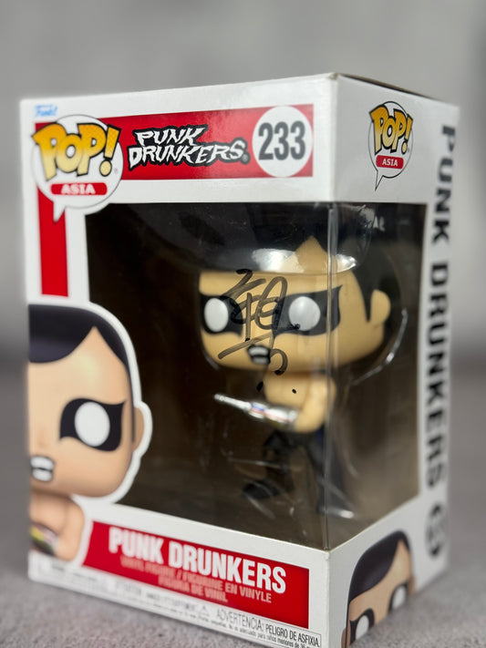 Funko Pop Punk Drunkers firmado por Oyakata (JSA LOA)