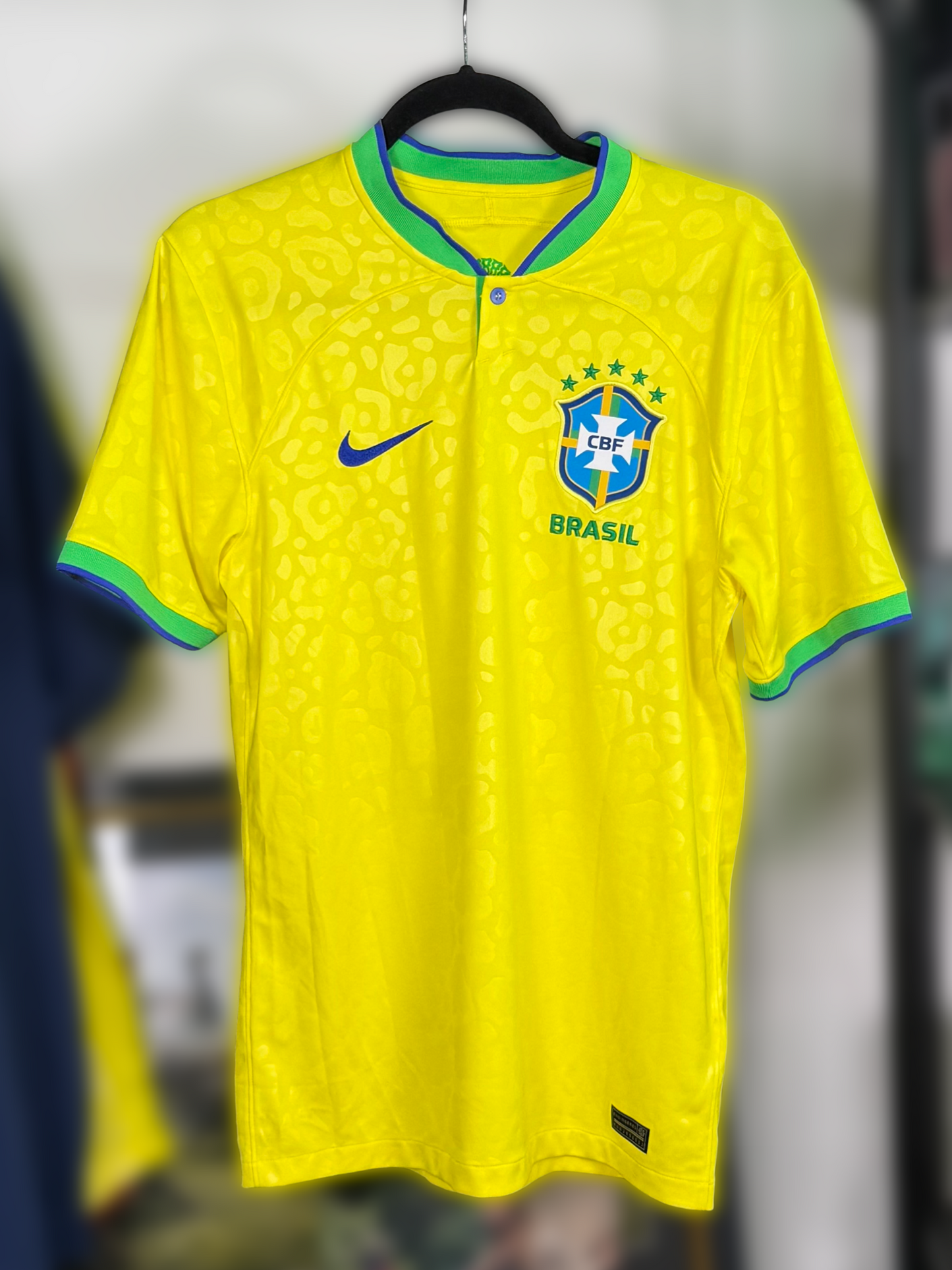 Jersey Brasil 2022 firmado por Neymar Jr Beckett