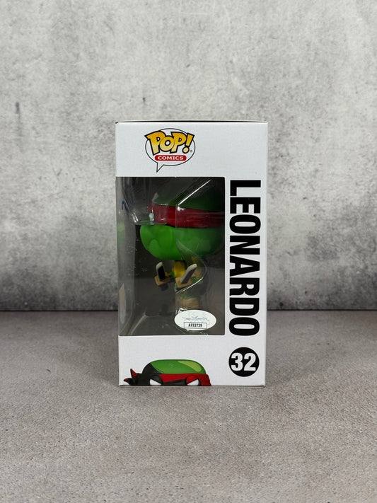 Funko Pop! Leonardo PX Previews – Firmado por Kevin Eastman (JSA)