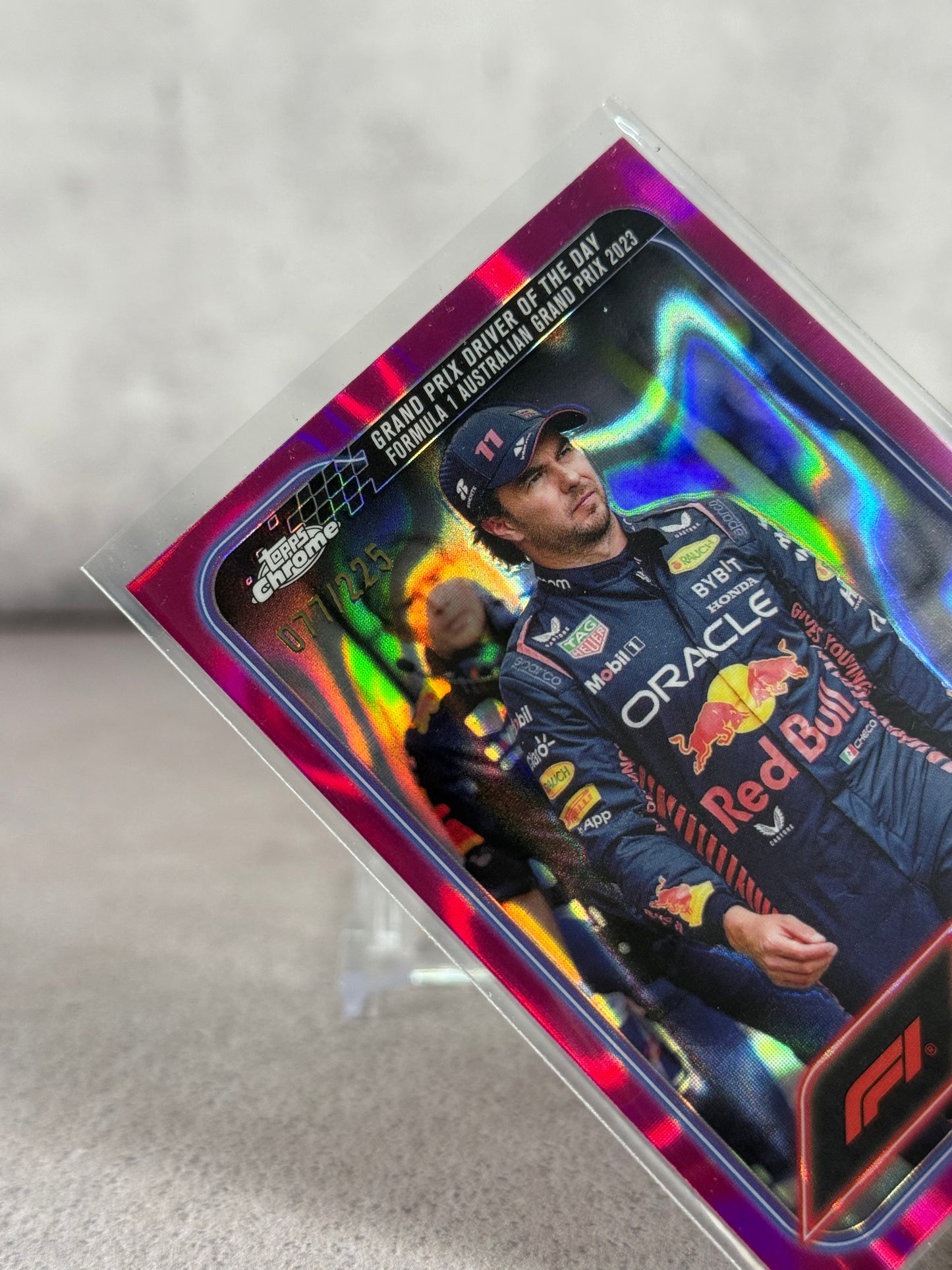 Topps Chrome F1 Checo Pérez Australian GP 2023 #077/225