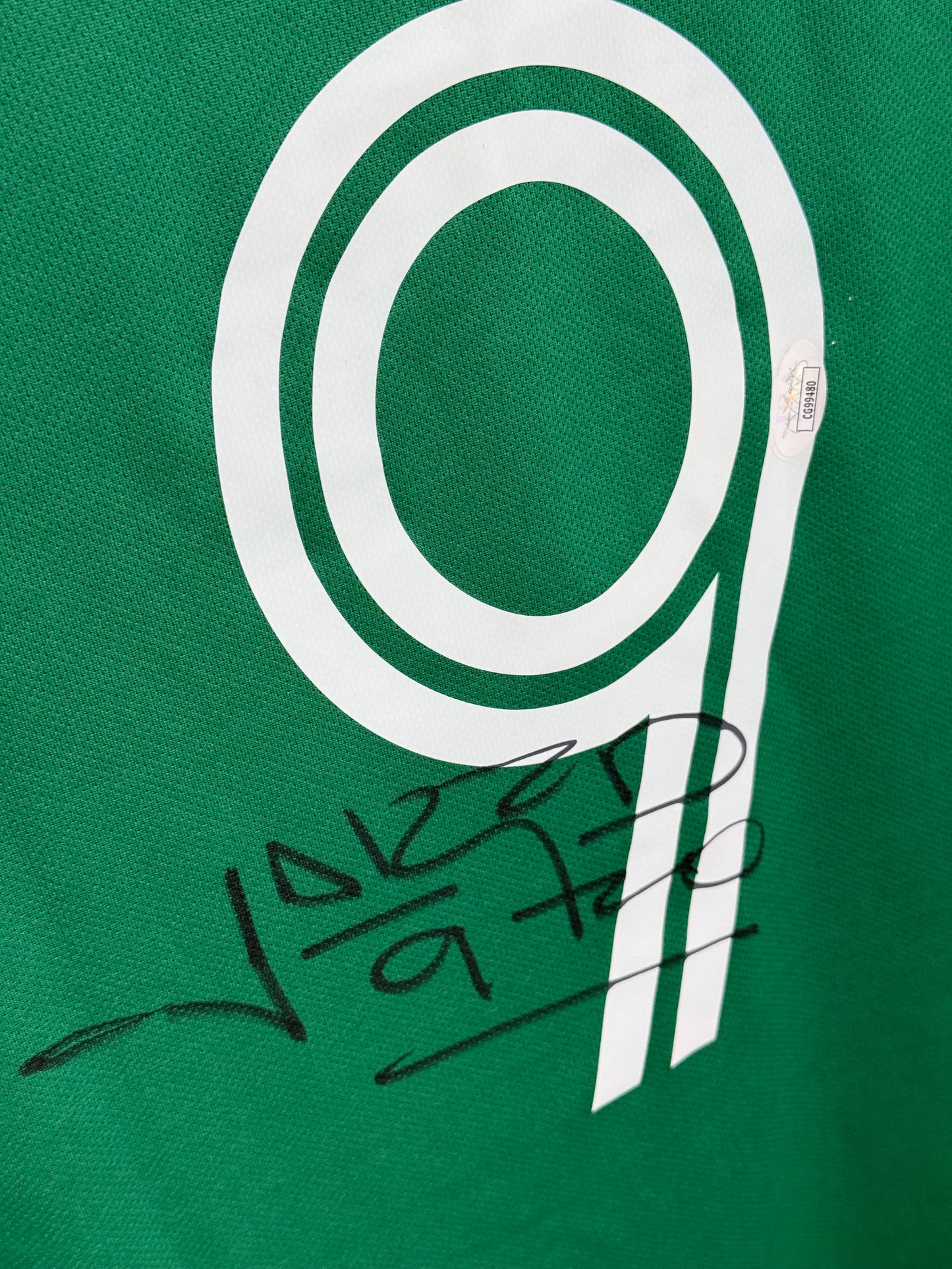 Jersey Selección Mexicana 2006 firmado por Jared Borgetti certificado JSA