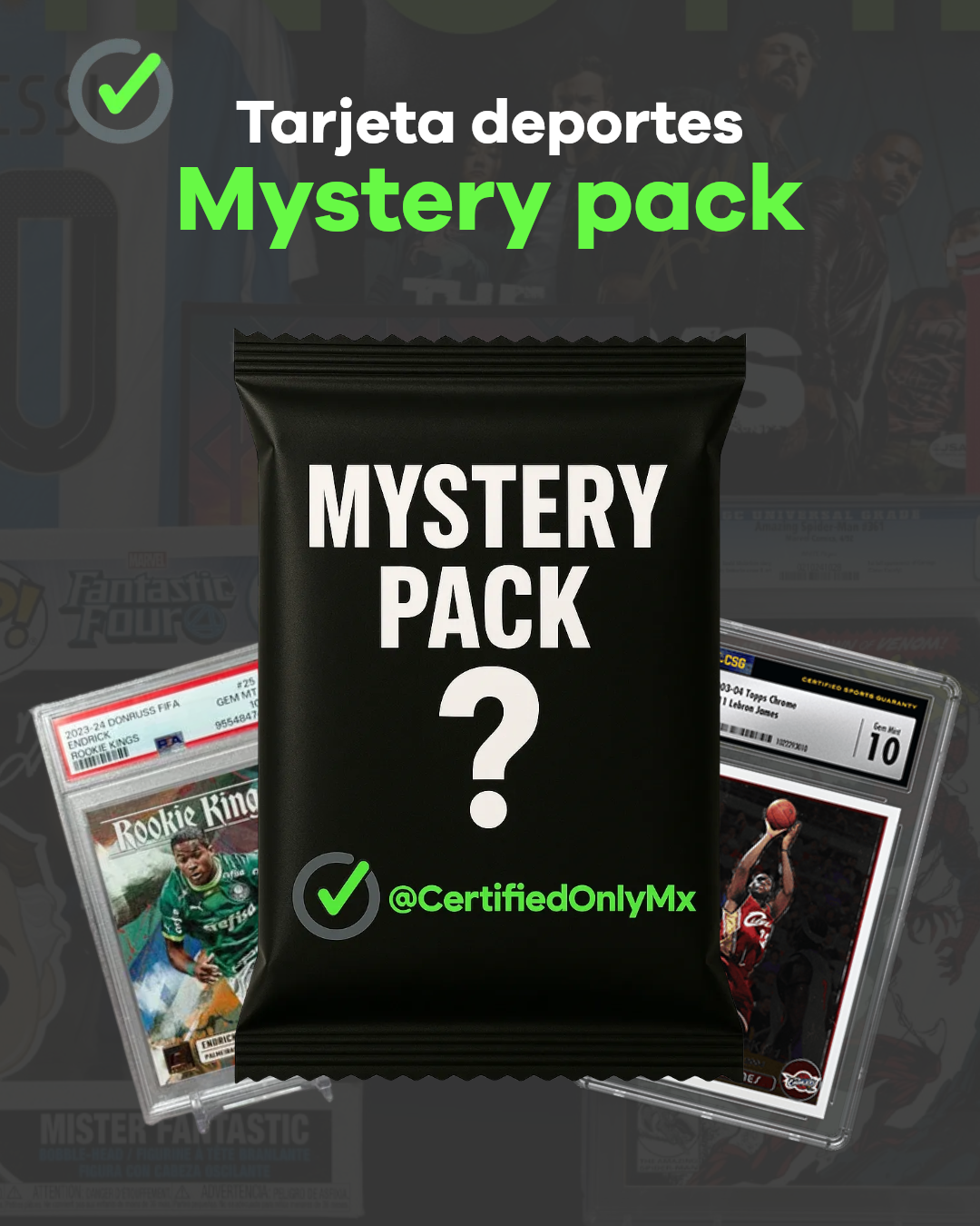 Mystery Pack Tarjeta Deportiva Gradeada