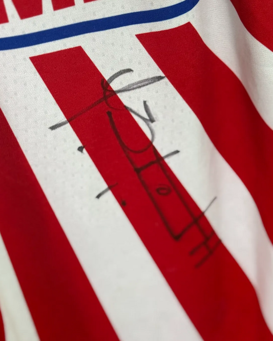Jersey Chivas retro 2006 con etiqueta firmado por Bofo Bautista | Certificado SWAU