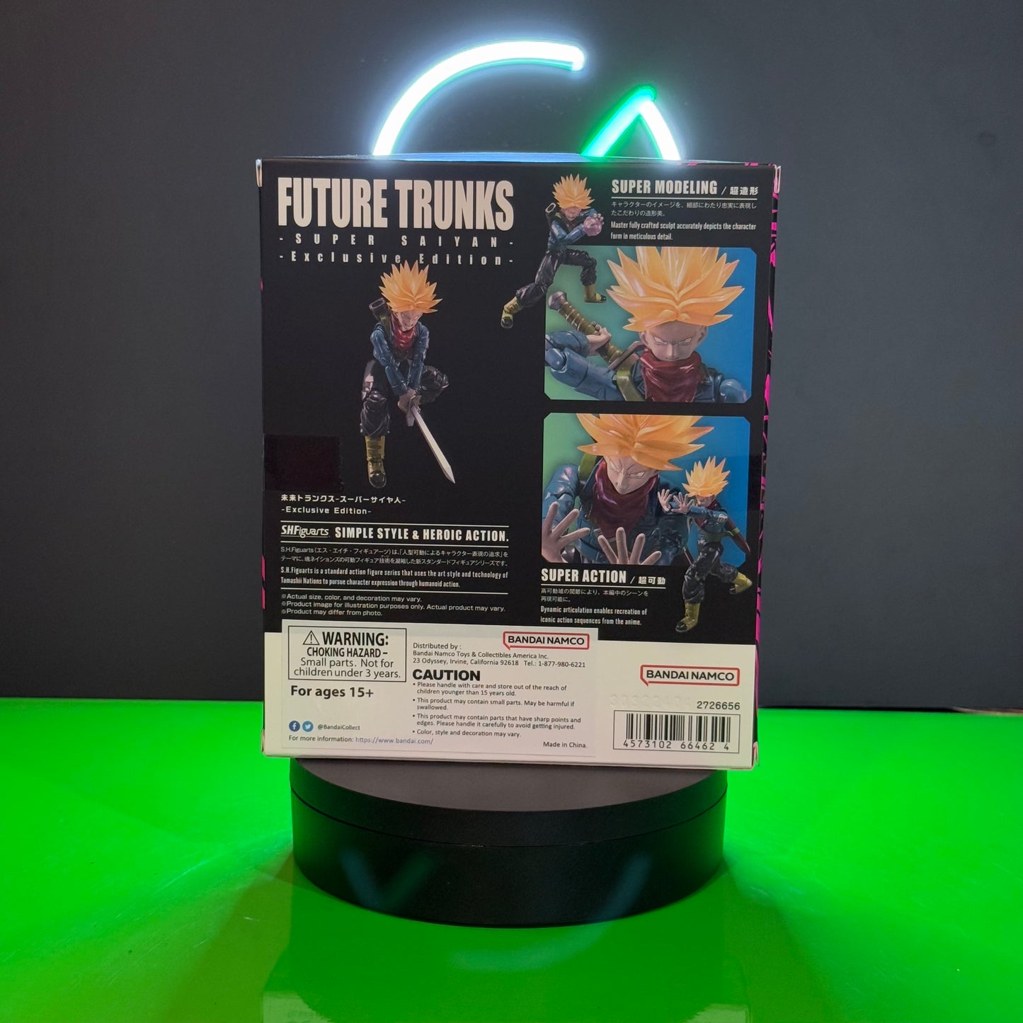SH Figuarts Dragon Ball Takashi Nations Sdcc Exclusive 2024 Future Trunks Super