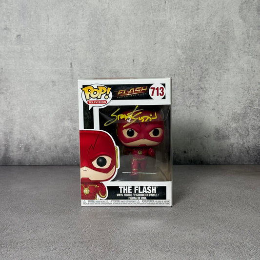 Funko The Flash firmado por Grant Gustin (SWAU)