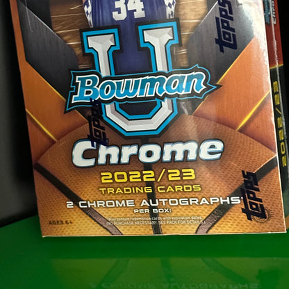 Hobby box Bowman Chrome Basket 22/23 (2 autógrafos x caja)