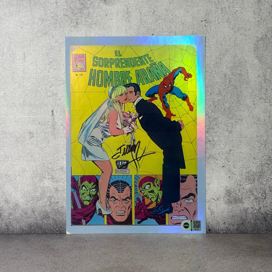Print Foil Hombre Araña firmado por Jose Luis Duran (SWAU)