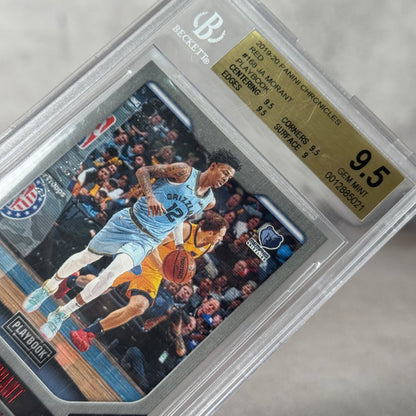Tarjeta Rookie Ja Morant Chronicles 2019 exclusivo Beckett 9.5