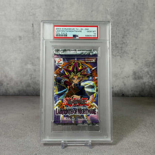 Sobre YuGiOh Labyrinth of Nightmare exclusivo PSA 10