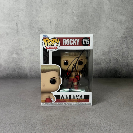 Funko Ivan Drago Rocky firmado por Dolph Lundgren (SWAU)