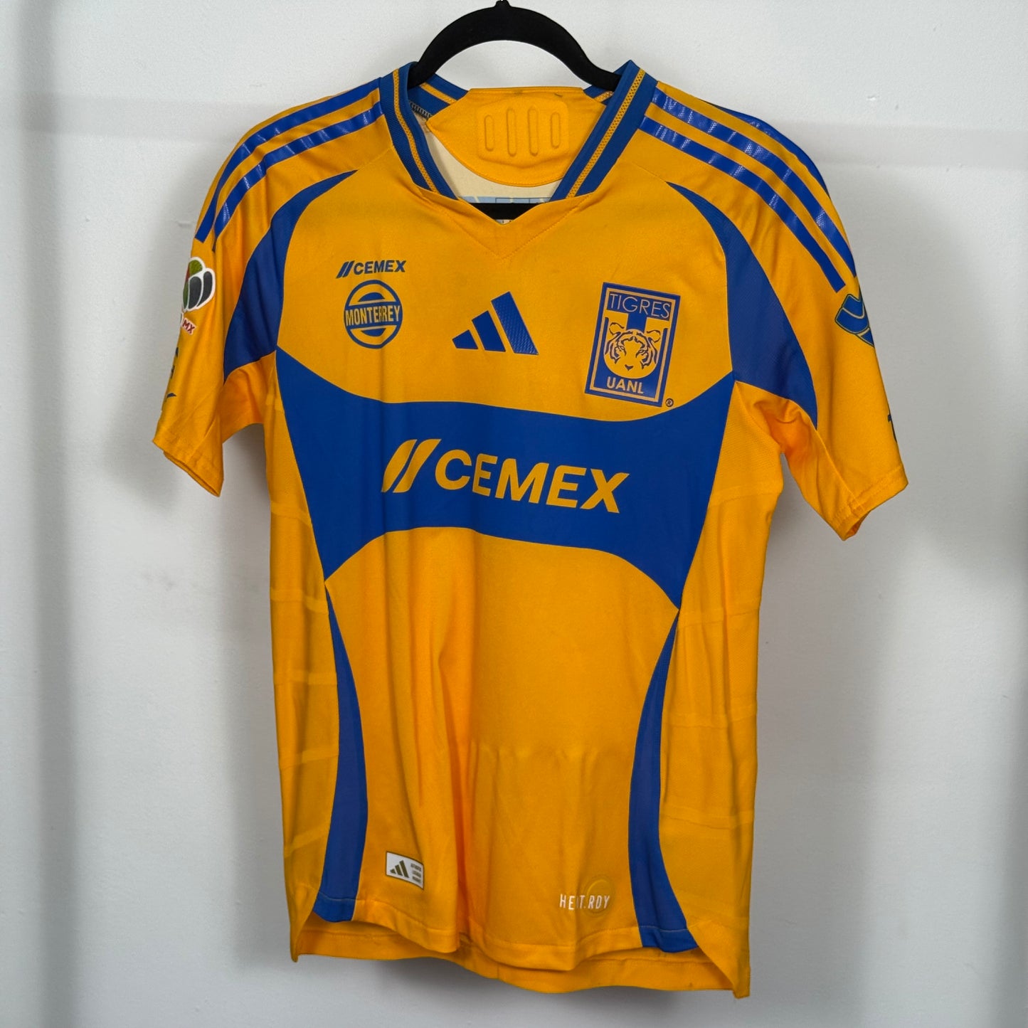 Jersey Match Worn Tigres firmado por Diego Lainez (Match Worn Shirt)