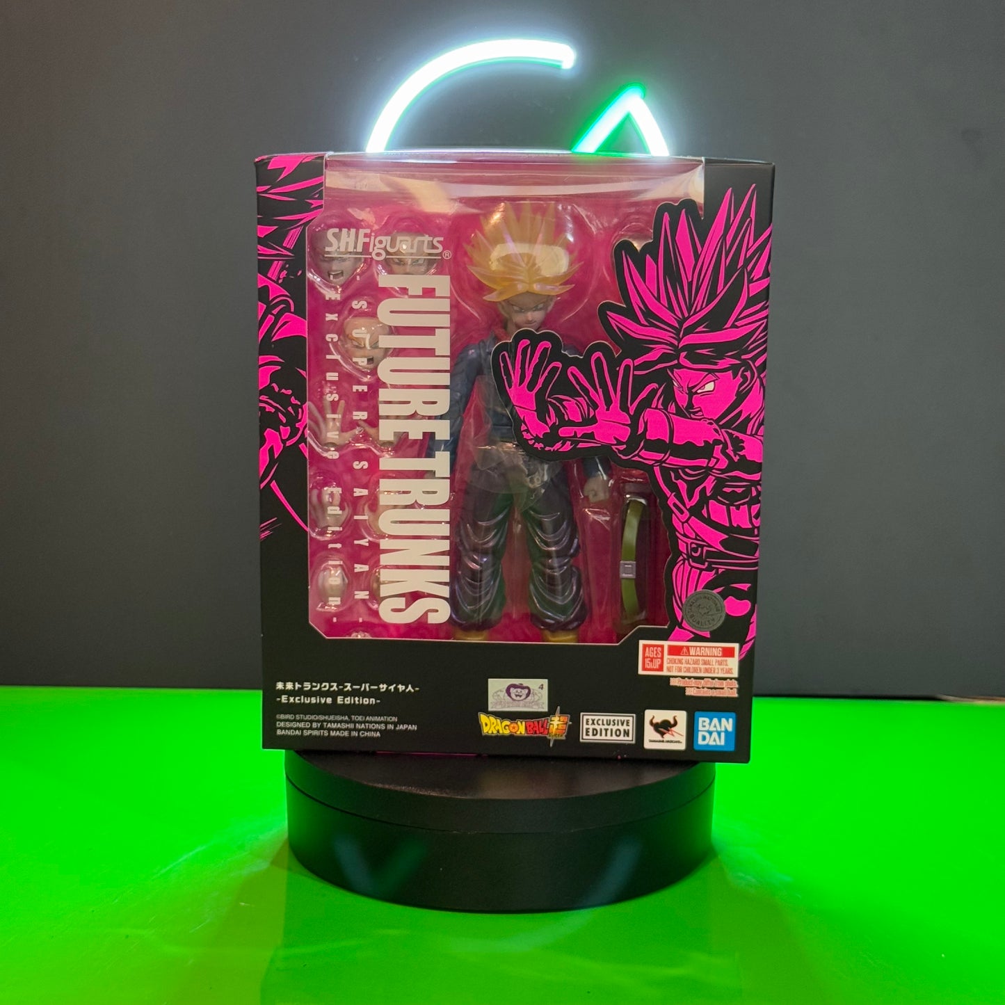 SH Figuarts Dragon Ball Takashi Nations Sdcc Exclusive 2024 Future Trunks Super