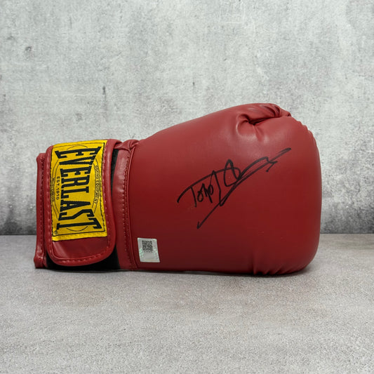 Guante de boxeo Ivan Drago firmado por Dolph Lundgren (SWAU y OPX)