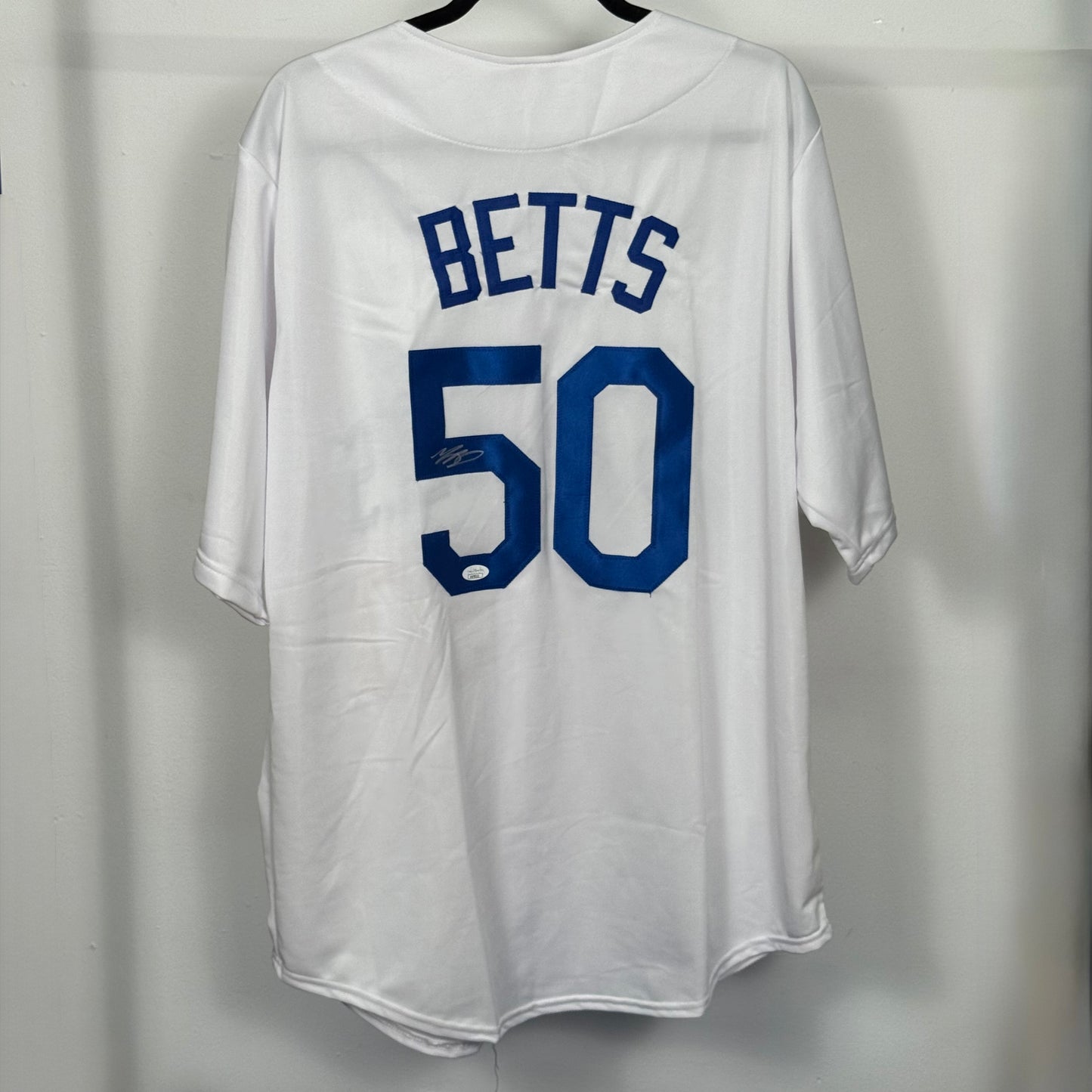 Jersey Dodgers MLB firmado por Mookie Betts (JSA)