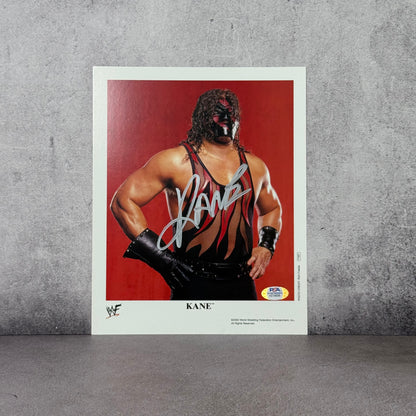 Foto WWE Kane firmado por Kane (PSA)