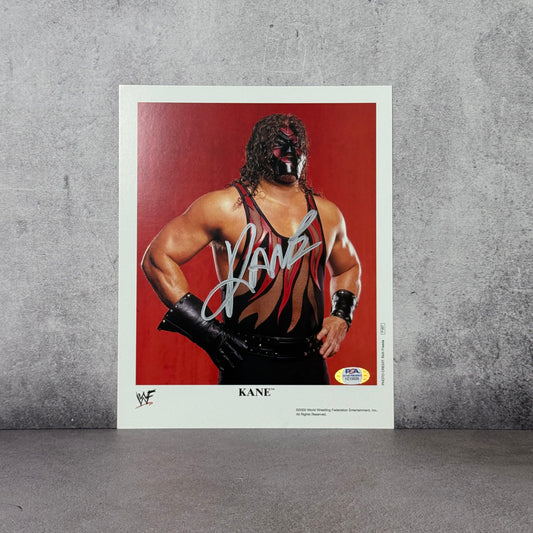 Foto WWE Kane firmado por Kane (PSA)