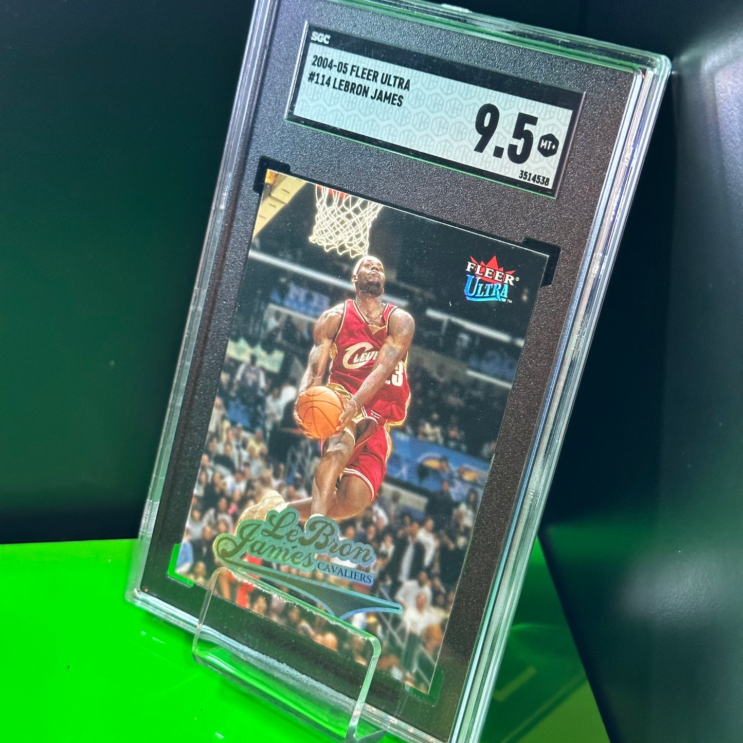 Tarjeta SGC 9.5 Fleer Lebron James