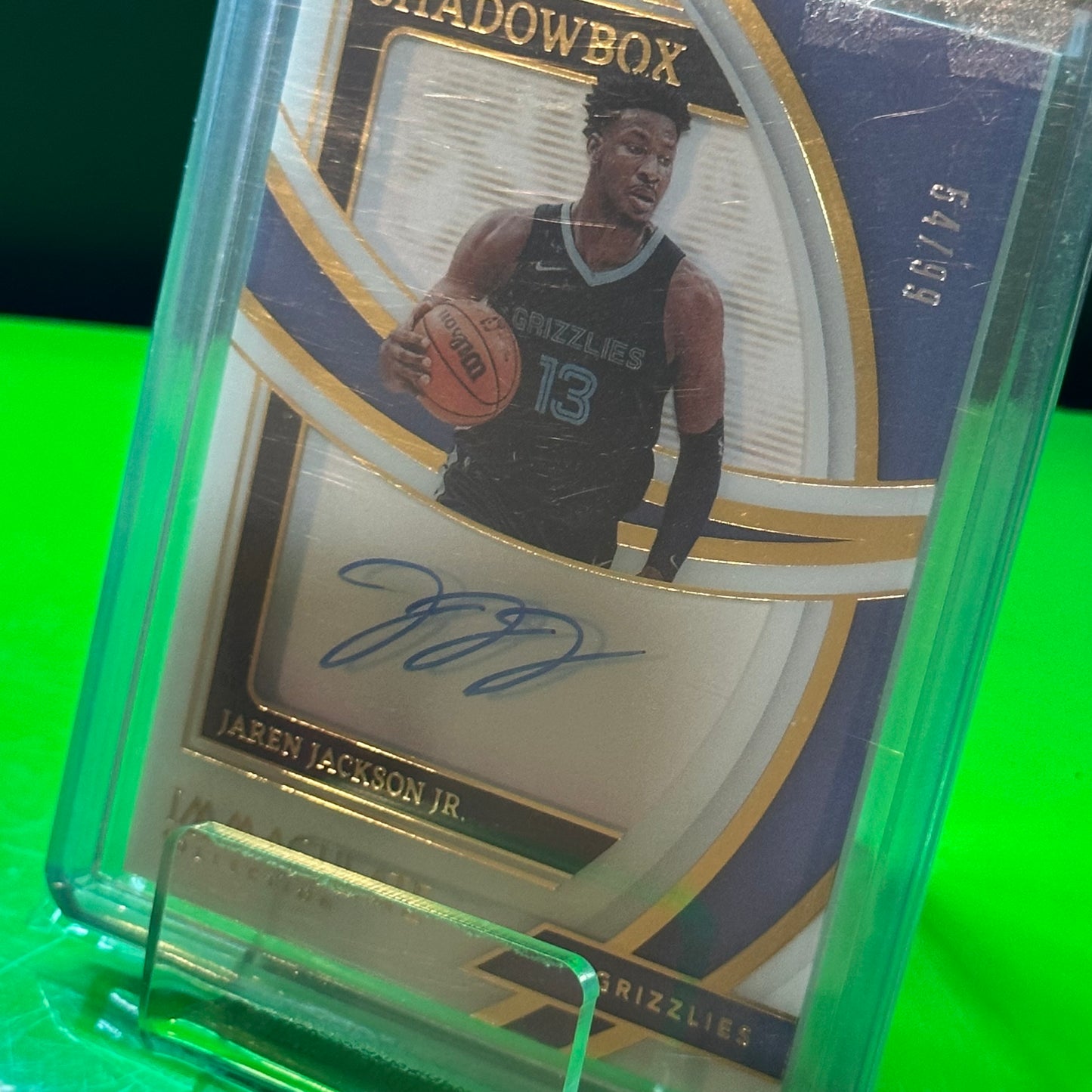 Tarjeta Jaren Jackson Jr Autografiada