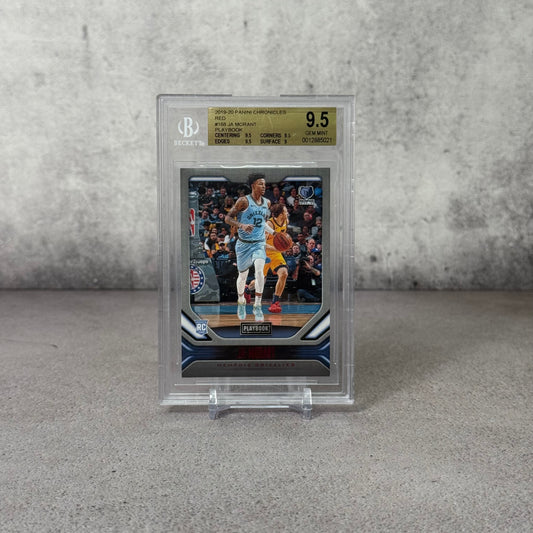 Tarjeta Rookie Ja Morant Chronicles 2019 exclusivo Beckett 9.5
