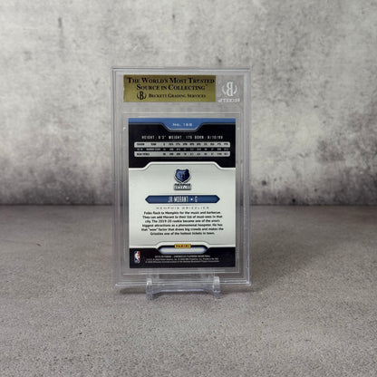 Tarjeta Rookie Ja Morant Chronicles 2019 exclusivo Beckett 9.5