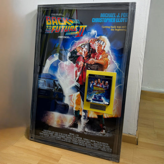 Bluray Back to the Future firmado firmado por Christopher Lloyd y Michael J Fox (JSA)