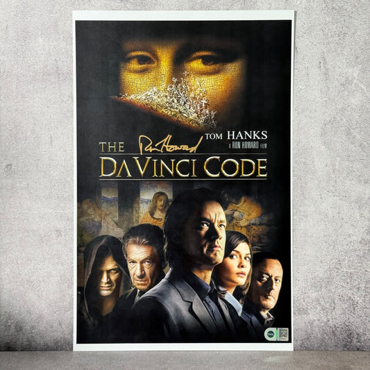 Poster El Código Da Vinci firmado por Ron Howard (SWAU)