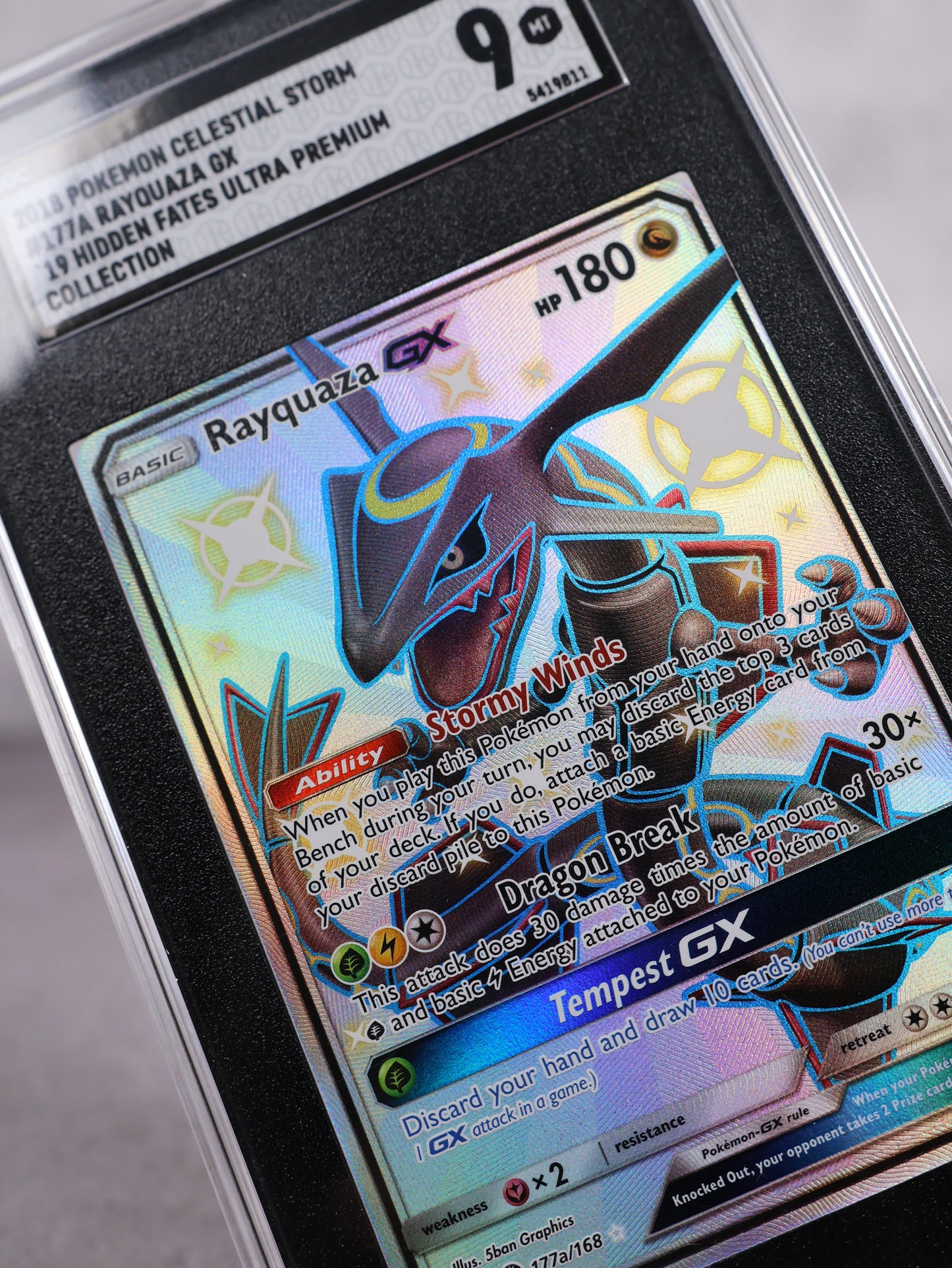 Rayquaza GX Hidden Fates SGC 9