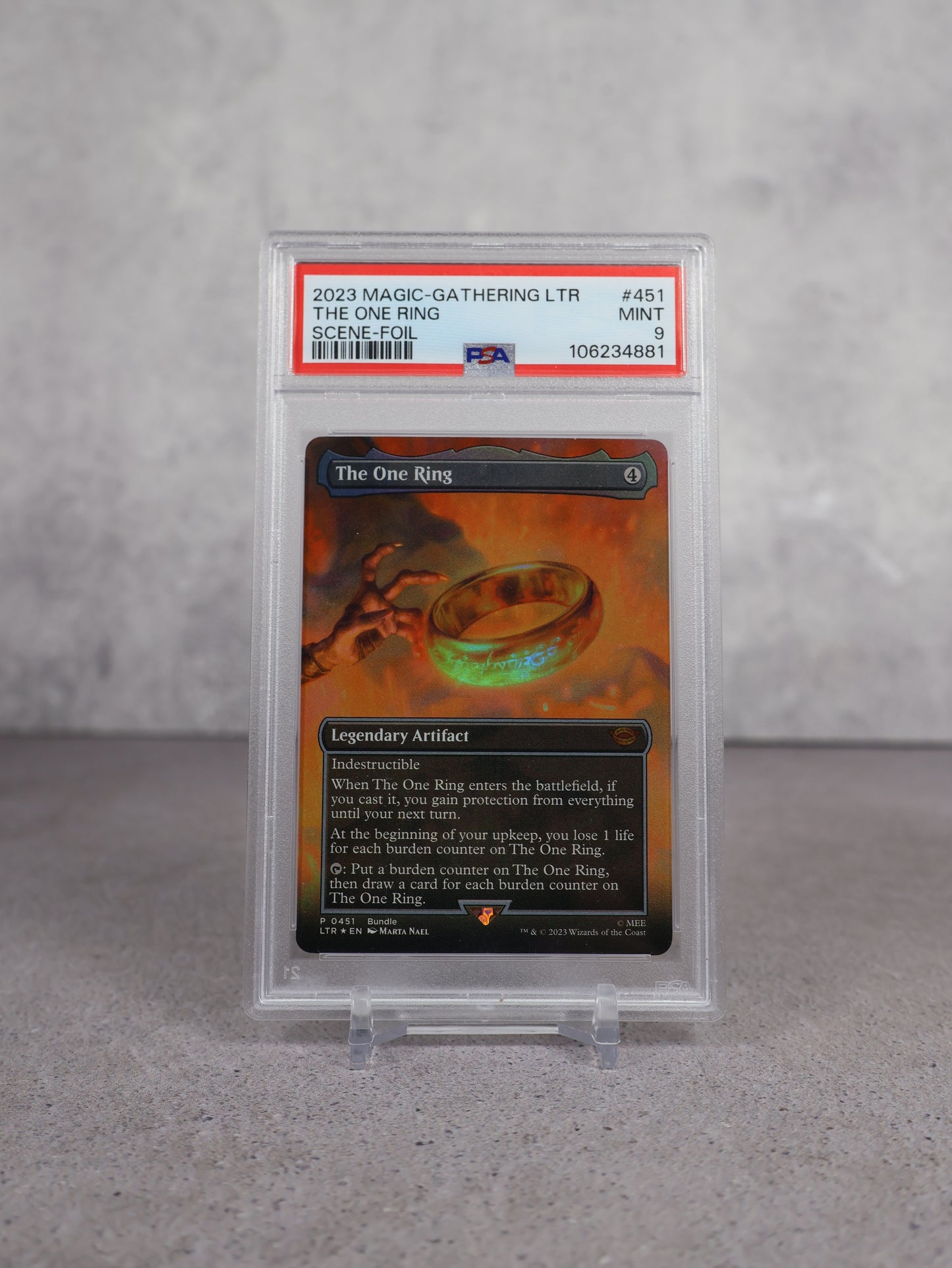 MTG The One Ring PSA 9