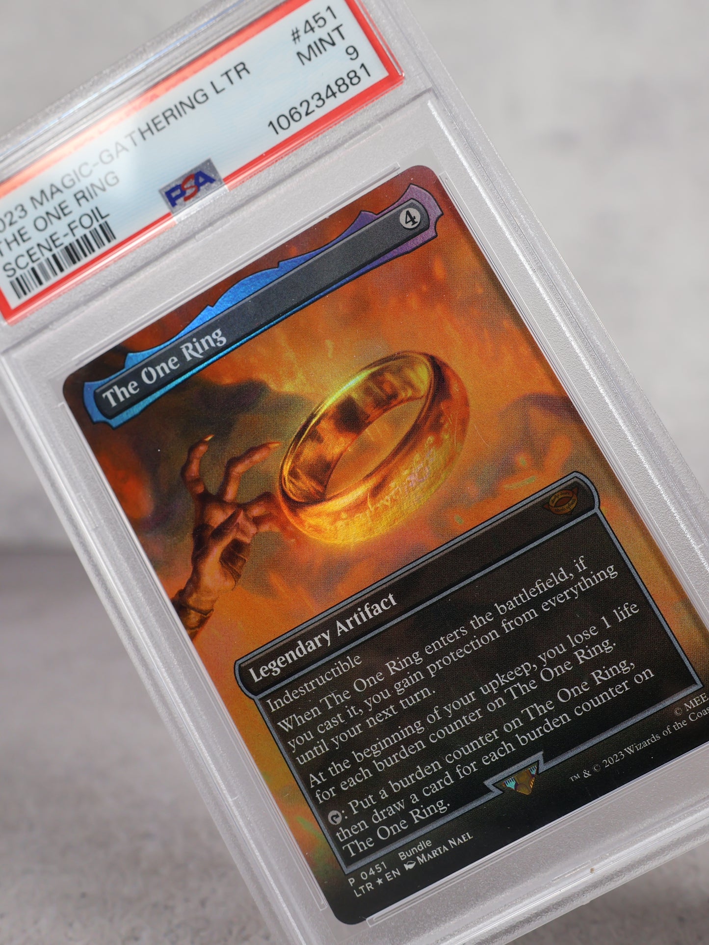 MTG The One Ring PSA 9