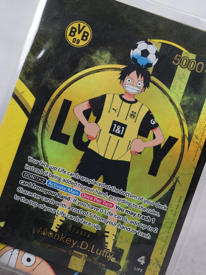 Tarjeta One Piece x BVB Luffy Promo