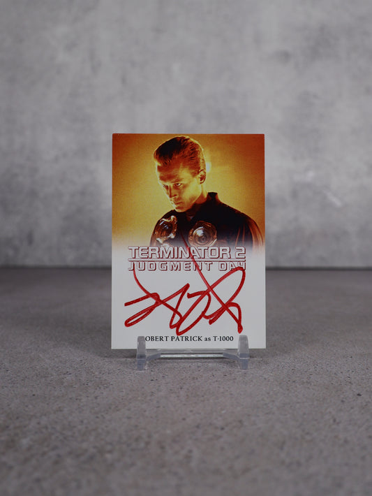 Tarjeta Terminator T1000 firmada por Robert Patrick | SWAU