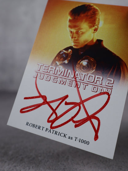 Tarjeta Terminator T1000 firmada por Robert Patrick | SWAU