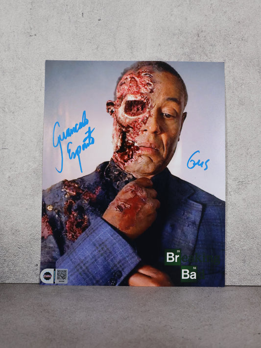 Foto Gus Fring firmada por Giancarlo Esposito | SWAU
