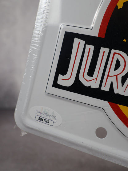 Placa Jurassic Park firmada por Wayne Knight | JSA