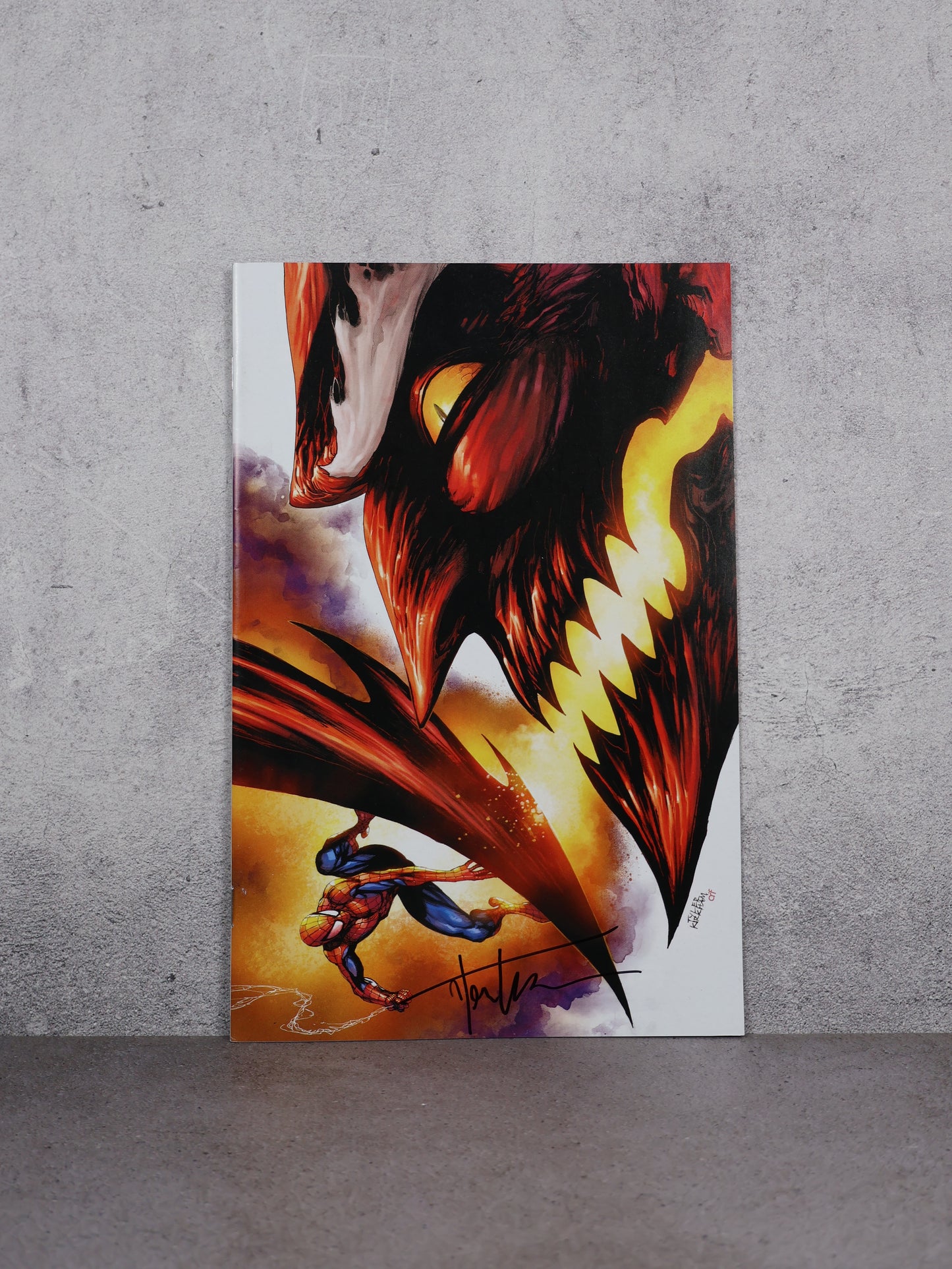 Comic 1er app Knull firmado por Tyler Kirkham