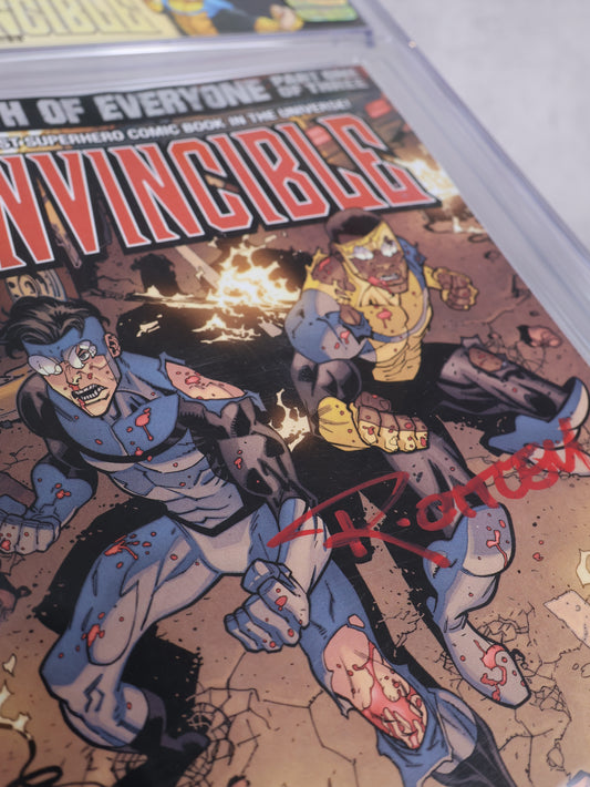 Comic Invincible #98 CGC 9.6 firmado por Ryan Ottley