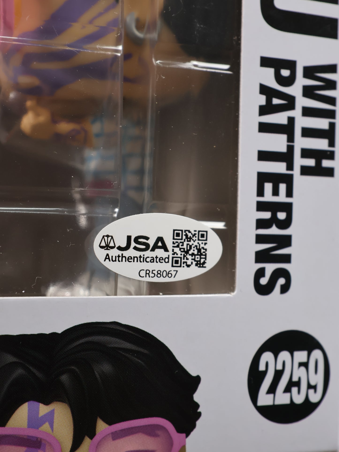 Funko JINU Chase K-Pop Demon Hunters firmado por Andrew Choi (JSA)